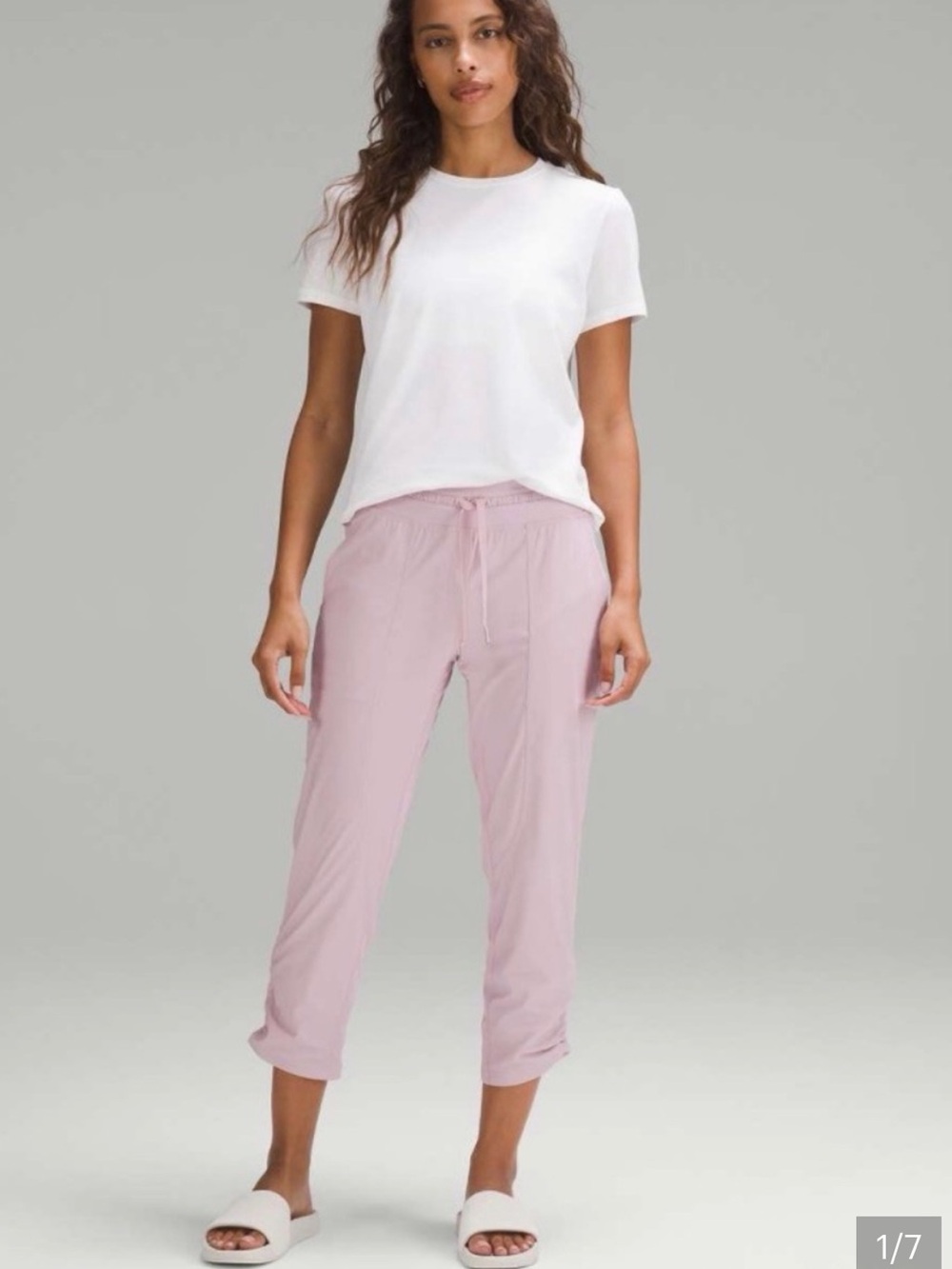 BOGO! Lululemon Dance Studio Mid-Rise Cropped Pant Pink Haze Size 6 - W6CLWS